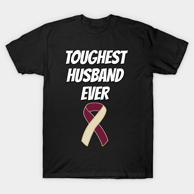 Head And Neck Cancer Husband T-Shirt by mikevdv2001